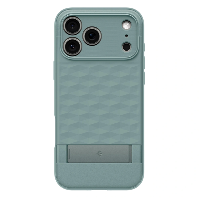 Spigen - Spigen iPhone 17 Pro Mobilskal Magsafe Kickstand Parallax - Saga Grön