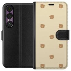 iSecrets - Plånboksfodral till Sony Xperia 1 VII med Björnmönster
