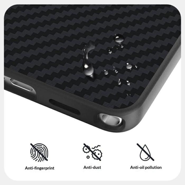 ABEEL - ABEEL Mobilskal för Samsung Galaxy S26 Magnetiskt kolfiber - Svart