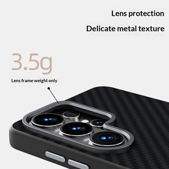 ABEEL - ABEEL Mobilskal för Samsung Galaxy S26 Magnetiskt kolfiber - Svart