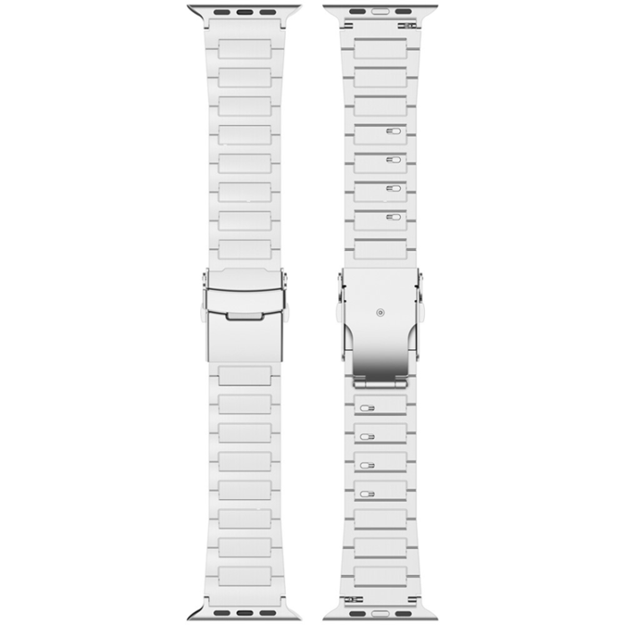 A-One Brand - Apple Watch (38/40/41/42mm) Armband Titanium Alloy - Silver