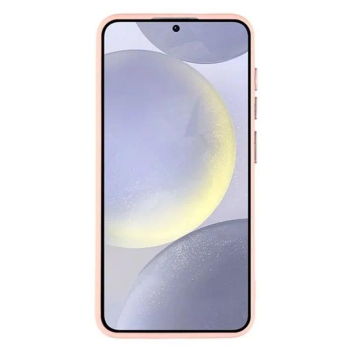 WANLONFENG - WANLONFENG Mobilskal för Samsung Galaxy S26 Magnetiskt Plast med skärmskydd Rosa