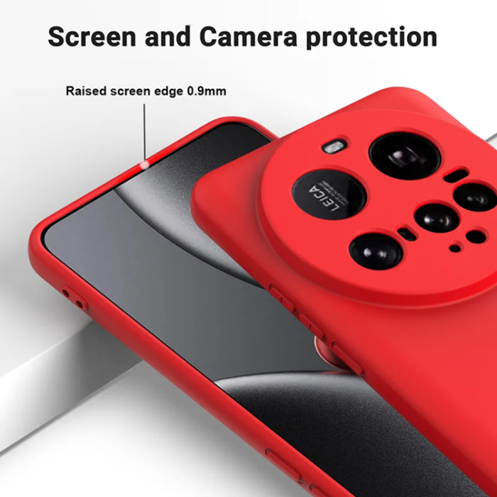 A-One Brand - Xiaomi 15 Ultra Mobilskal Liquid Silikon - Röd
