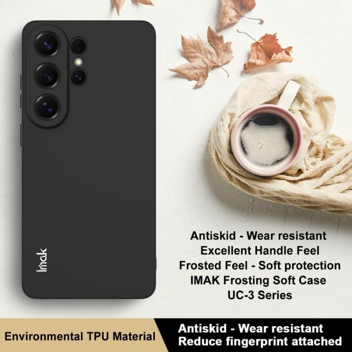 Imak - Imak Mobilskal för Samsung Galaxy S26 Ultra Matt Anti Fingeravtryck TPU - Svart
