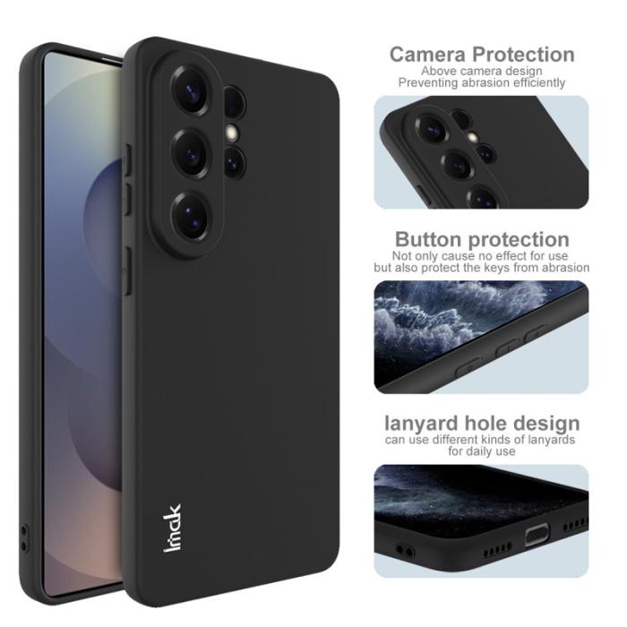Imak - Imak Mobilskal för Samsung Galaxy S26 Ultra Matt Anti Fingeravtryck TPU - Svart