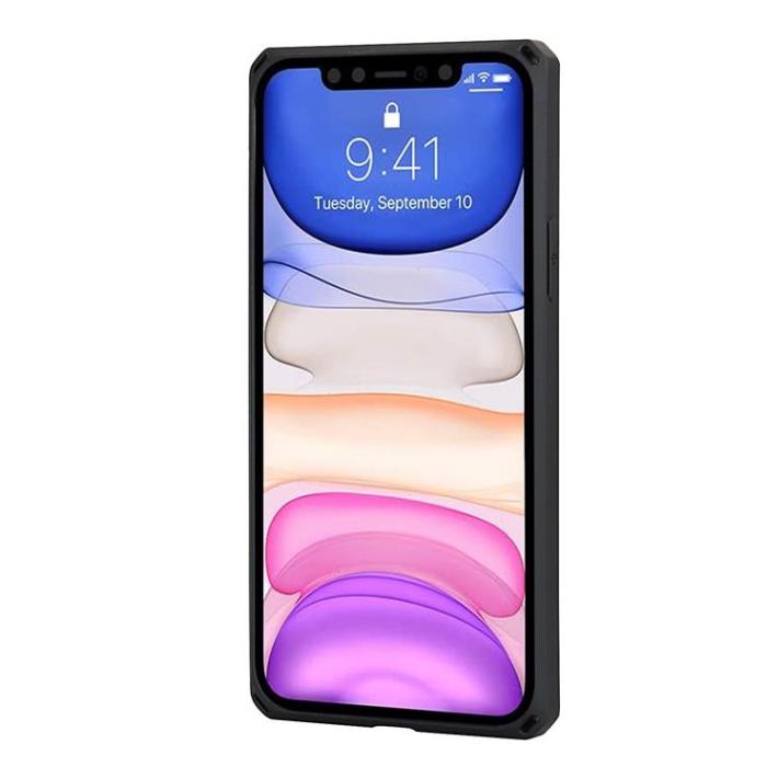 OEM - Skal med Kortplatser till iPhone 11 - Brun