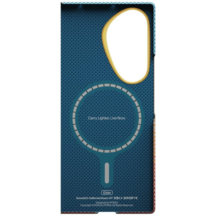 PITAKA - PITAKA Mobilskal För Galaxy Z Fold 8 Ultra Magsafe Edge - Sunset