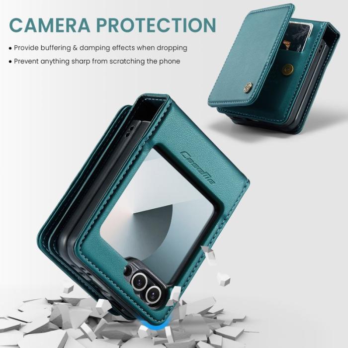Caseme - CASEME C22 Samsung Galaxy Z Flip7 FE 5G Fodral Grön