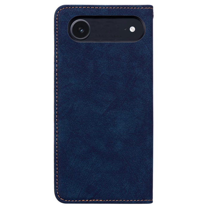A-One Brand - iPhone Air Plånboksfodral med Rem Lines Pattern - Blå