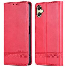 AZNS - AZNS Samsung Galaxy A06 Pl&aring;nboksfodral Konstl&auml;der - R&ouml;d
