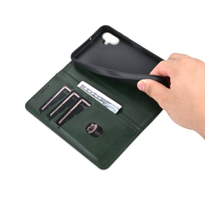 AZNS - AZNS Samsung Galaxy A06 Plånboksfodral Konstläder - Grön