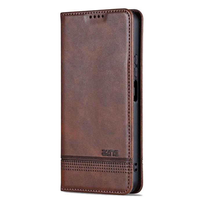 AZNS - AZNS Samsung Galaxy A06 Plånboksfodral Konstläder - Brun
