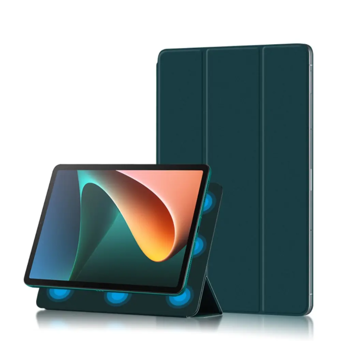 Taltech - Xiaomi Pad 5 Fodral med Stativ - Grön