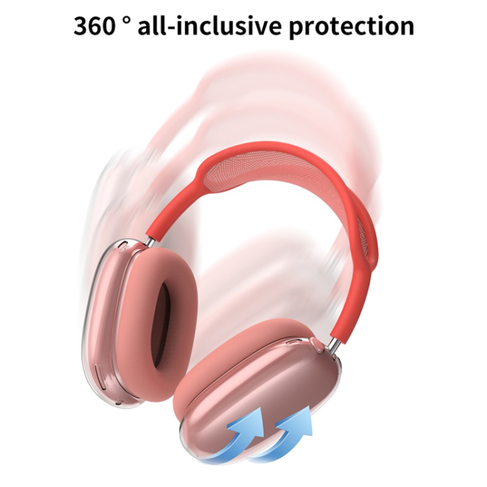 AHASTYLE - AHASTYLE AirPods Max Hörlursskal TPU PT-LC07 - Röd