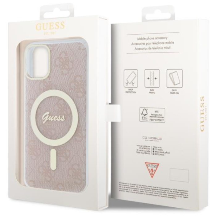 Guess - Guess iPhone 11 Mobilskal MagSafe - Rosa