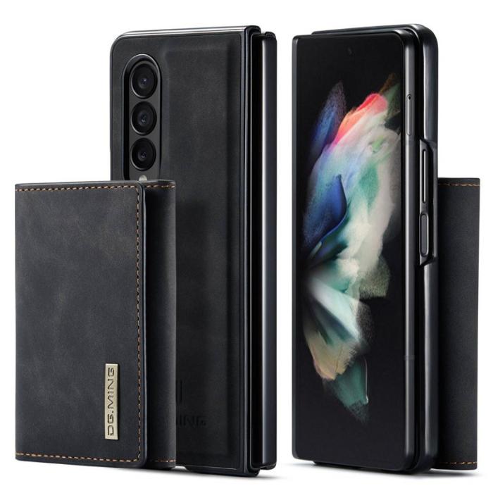 DG.MING - DG.MING Plånboksfodral till Samsung Galaxy Z Fold3 5G - Svart