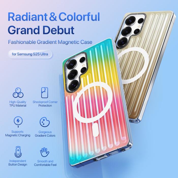 Dux Ducis - DUX DUCIS Fodral för Samsung Galaxy S25 Ultra - Gradient TPU - Vit