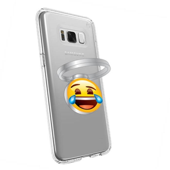 UTGATT1 - Emoji Mobil Finger Ringhållare - Gråtskratt