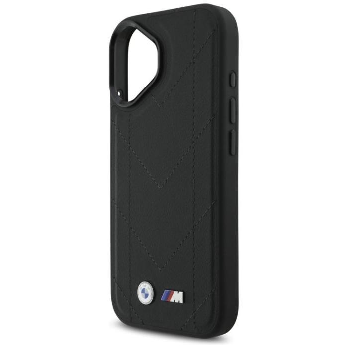 BMW - BMW iPhone 17 Mobilskal MagSafe M Quilted Logo - Svart