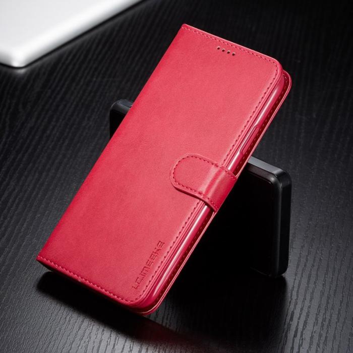 LC.imeeke - LC.imeeke iPhone 11 Pro Max Plånboksfodral i Konstläder - Rosa