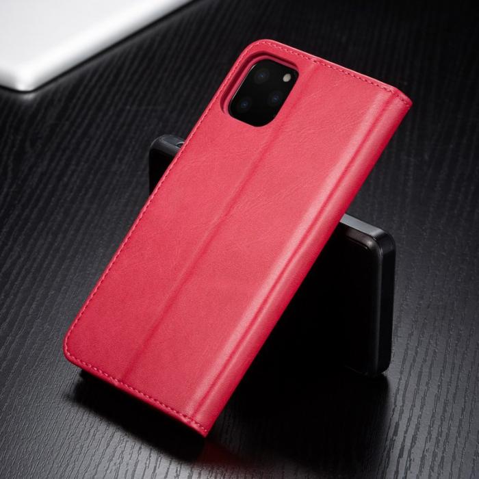LC.imeeke - LC.imeeke iPhone 11 Pro Max Plånboksfodral i Konstläder - Rosa