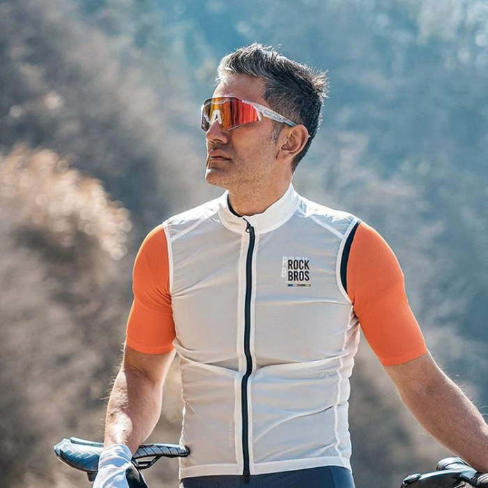 Rockbros - Rockbros polariserande Cykelglasögon - Vit