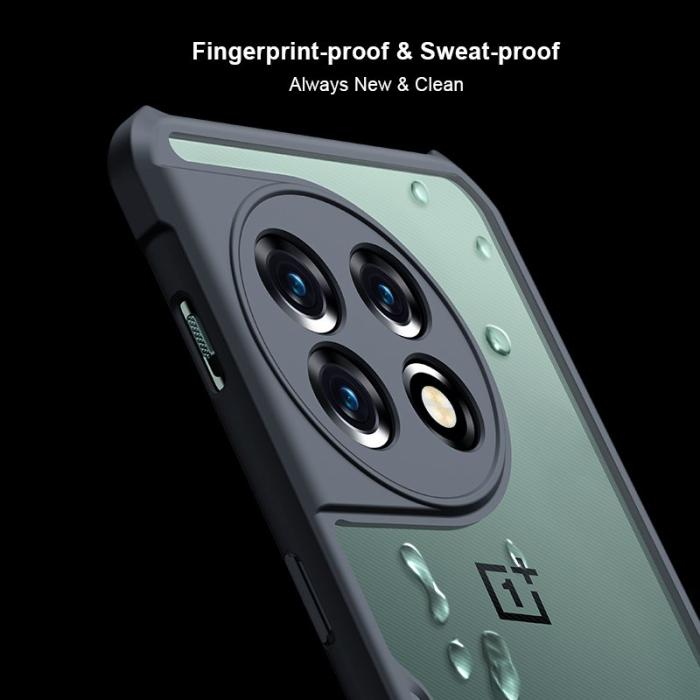 XUNDD - XUNDD Mobilskal till OnePlus 11 5G Shockproof Laser Texture Svart