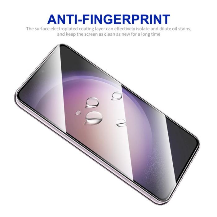A-One Brand - [2-PACK] Galaxy S23 FE Härdat Glas Skärmskydd - Svart