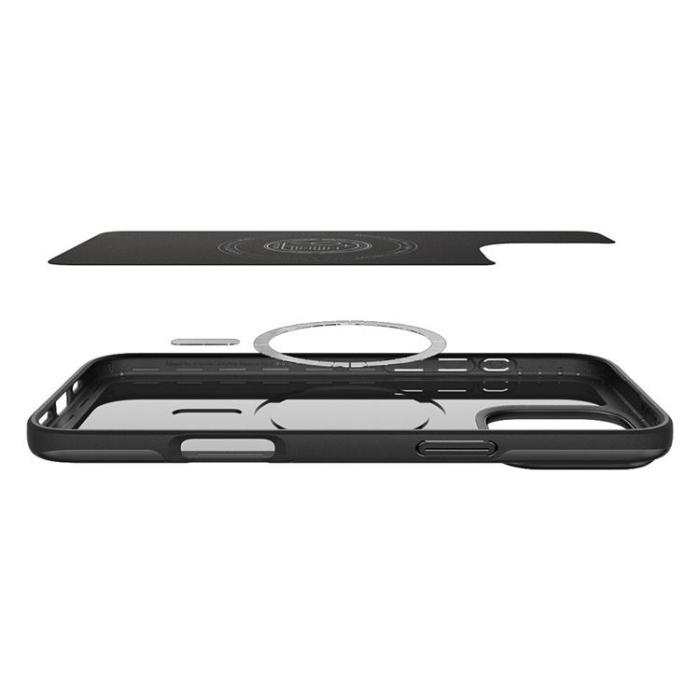 UTGATT - Spigen iPhone 16 Pro Mobilskal MagSafe Thin Fit - Svart