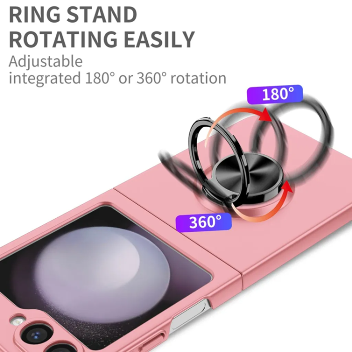 Taltech - Galaxy Z Flip 6 5G Mobilskal Ringhållare - Rosa