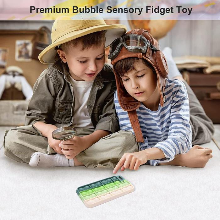 UTGATT1 - Pop it fidget skal till iPhone 7 Plus & iPhone 8 Plus - Grön