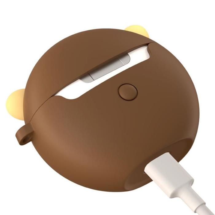 BASEUS - Baseus Bowie E3 Hörlurar Skal Silicone - Brun
