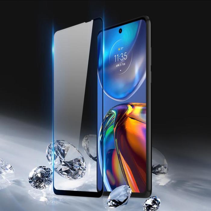 Dux Ducis - Dux Ducis Motorola Moto E32 Härdat glas 10D Full Screen 9H - Svart