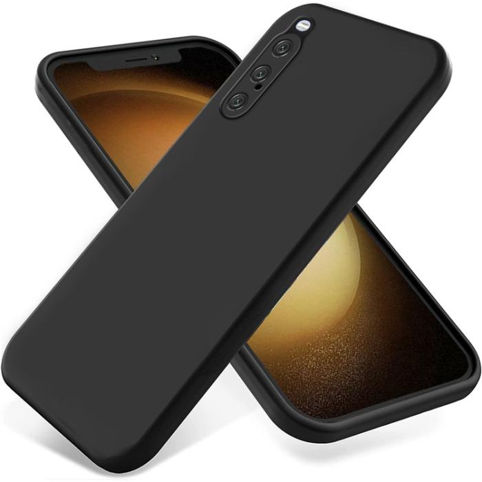 A-One Brand - Sony Xperia 10 V Mobilskal Liquid Silicone - Svart