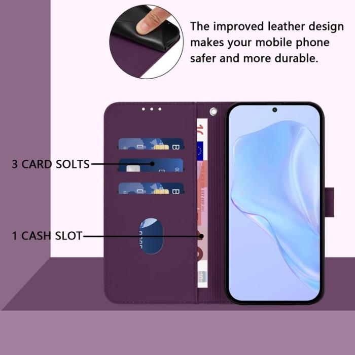 OEM - Samsung Galaxy S26 Ultra Fodral Konstläder Solid Color - Lila