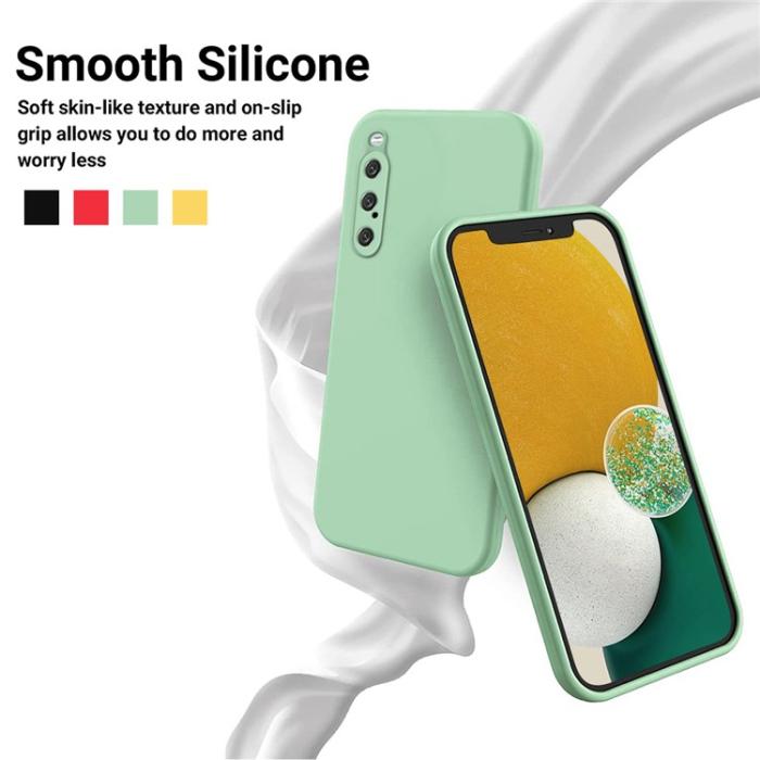 A-One Brand - Sony Xperia 10 V Mobilskal Liquid Silicone - Grön