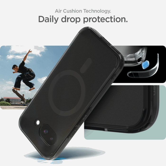 Spigen - Spigen Google Pixel 9a Mobilskal Magsafe Ultra Hybrid - Frost Svart