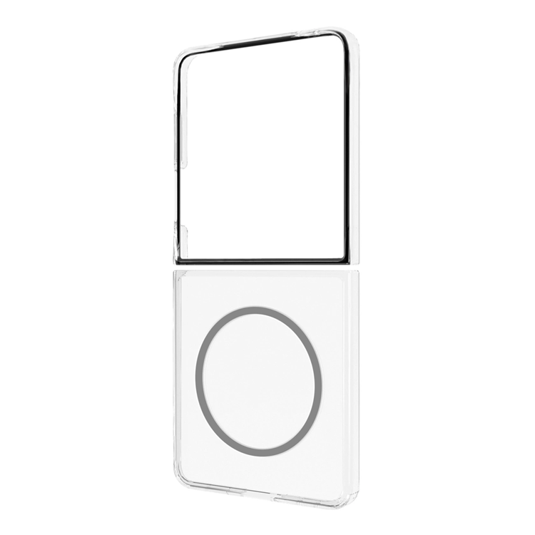 Samsung Galaxy Z Flip 7 Mobilskal MagSafe Clear Magnet - Transparent | 2353 | AlltMobil