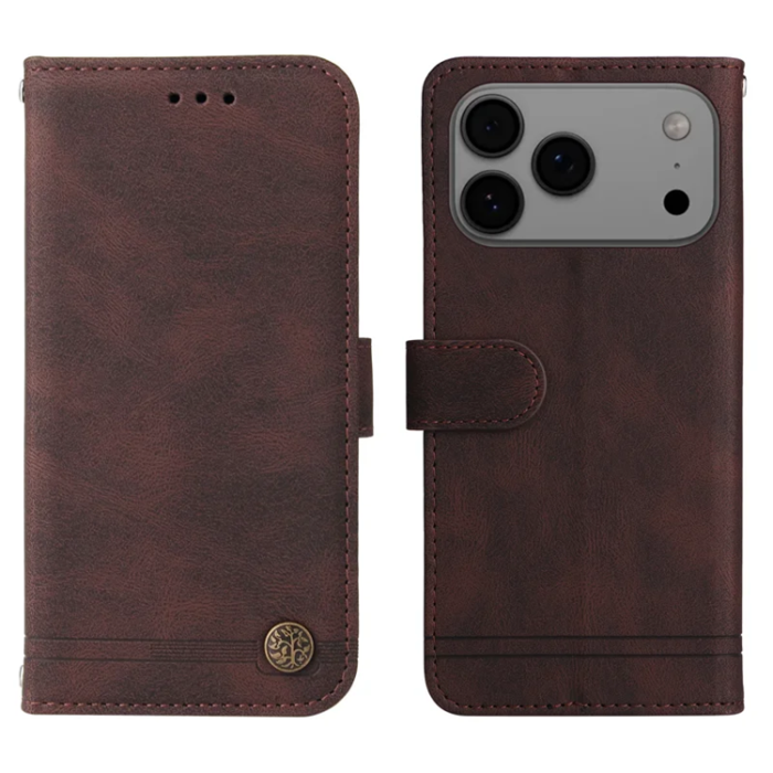 A-One Brand - iPhone 17 Pro Max Plånboksfodral Skin Touch med Rem