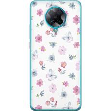 iSecrets - Mobilskal till Xiaomi Poco F2 Pro med Blommor och fjärillar