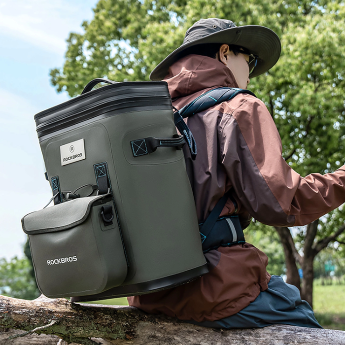 Rockbros - Rockbros Termisk Ryggsäck med Isolering 20L - Grön
