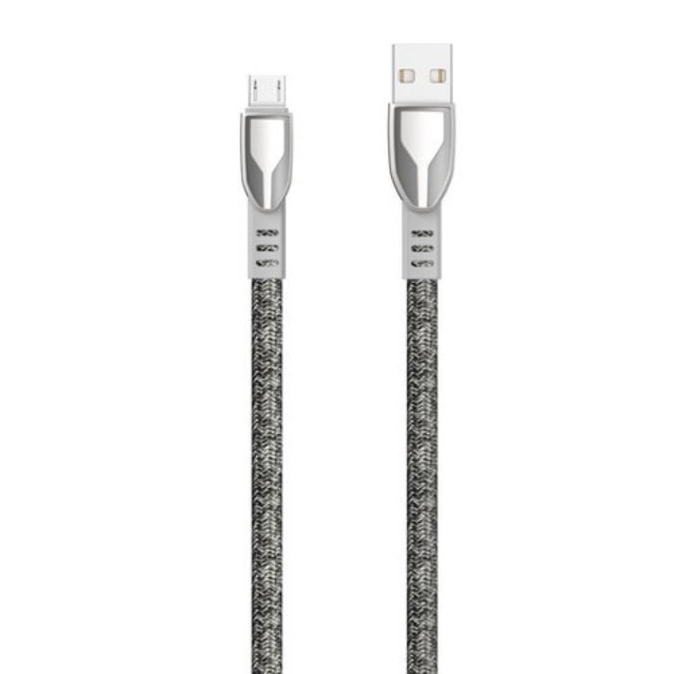 Dudao Flätad Micro USB Kabel 1 m - Grå | 3541 | AlltMobil