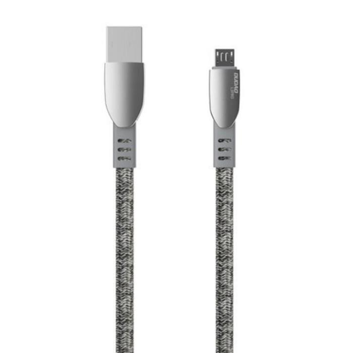 Dudao - Dudao Flätad Micro USB Kabel 1 m - Grå