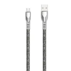 Dudao - Dudao Flätad Micro USB Kabel 1 m - Grå