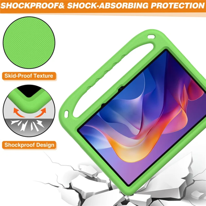 A-One Brand - Xiaomi Redmi Pad 2 Skal EVA Handgrepp Kickstand - Grön