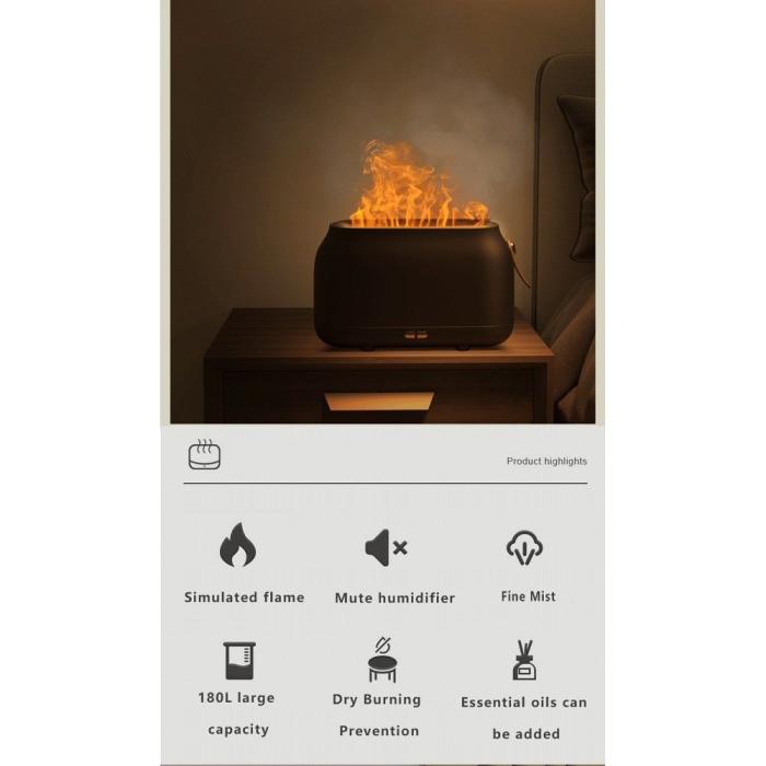 OEM - Aromaterapimaskin Luftfuktare/Diffusor HZ005 - Grå