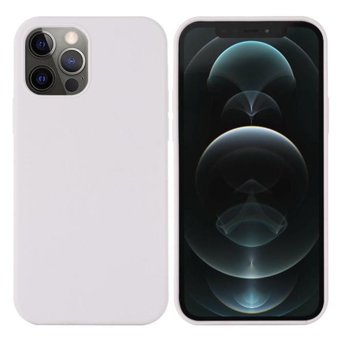 A-One Brand - MagSafe Liquid Silicone Skal iPhone 13 Pro - Vit