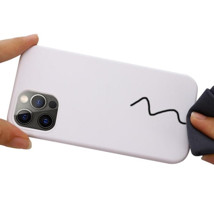 A-One Brand - MagSafe Liquid Silicone Skal iPhone 13 Pro - Vit