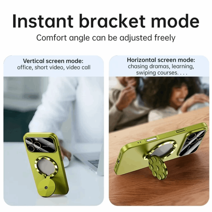 OEM - iPhone 14 Pro Max Mobilskal Magsafe Sugkopphållare Kickstand