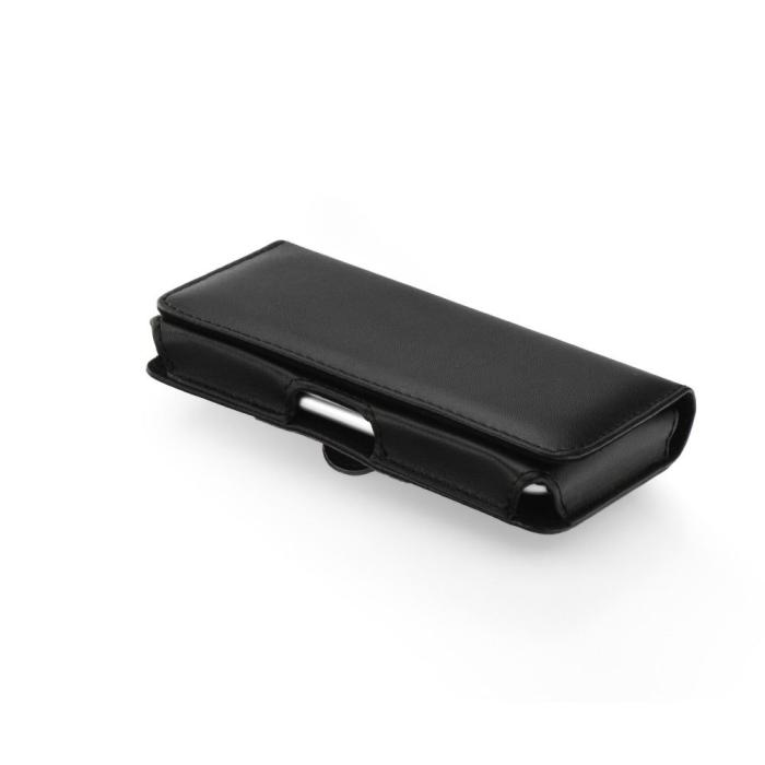 OEM - Universal Fodral Horizontal Chic VIP Model 6 Eco Läder - Svart
